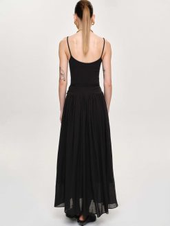 Source Unknown Accessoires | Robe Nuisette En Tulle, Noir