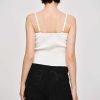 Source Unknown Tricots | Camisole En Tricot Cotele, Blanc