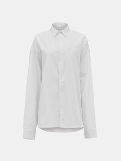 Source Unknown Accessoires | Chemise En Coton Over-Fit, Blanc