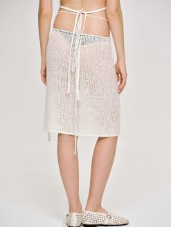 Source Unknown Coordonnees | Jupe En Tricot Semi-Transparente, Bouleau