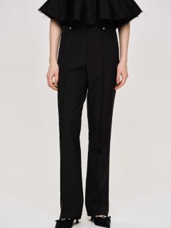 Source Unknown Vetements | Pantalon Slim Froisse, Noir