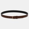 Source Unknown Accessoires | Ceinture Effet Croco, Marron