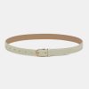 Source Unknown Accessoires | Ceinture Effet Croco, Ivoire