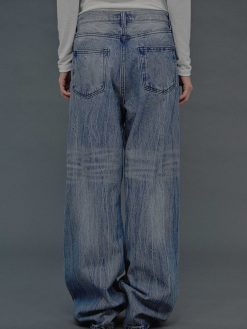 Source Unknown Vetements | Jean Croise Destructure, Bleu Moyen