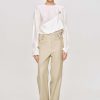 Source Unknown Vetements | Pantalon Droit En Gabardine, Beige