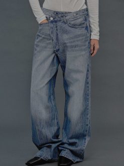 Source Unknown Vetements | Jean Croise Destructure, Bleu Moyen