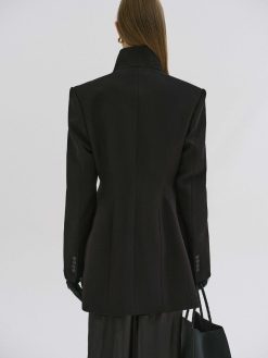 Source Unknown Vetements D'Exterieur | Blazer Portefeuille Corrin, Noir