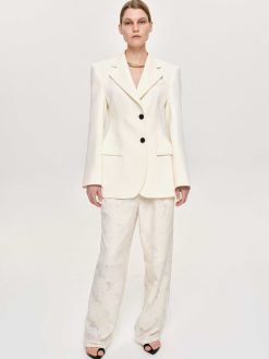 Source Unknown Vetements D'Exterieur | Blazer Sablier Poldo, Creme