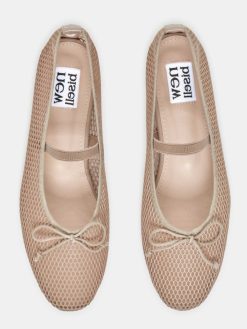 Source Unknown Chaussures Et Sacs | Ballerines En Maille Mary Jane, Taupe