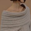 Source Unknown Accessoires | Becca Pull Surdimensionne En Tricot A Rouleau Haut, Noix De Coco